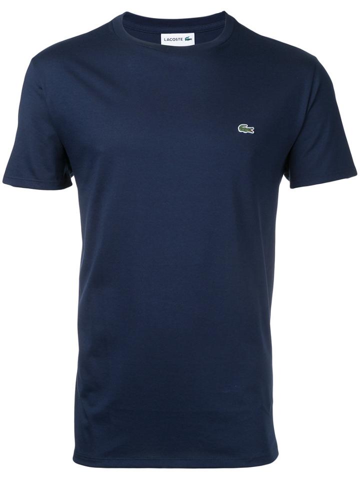 Lacoste - Round Neck T-shirt - Men - Cotton - 5, Blue, Cotton
