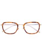 Saint Laurent Eyewear - Sl127 Glasses - Unisex - Acetate/metal (other) - One Size, Brown, Acetate/metal (other)