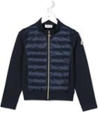 Moncler Kids Down Fleece Padded Jacket, Boy's, Size: 10 Yrs, Blue