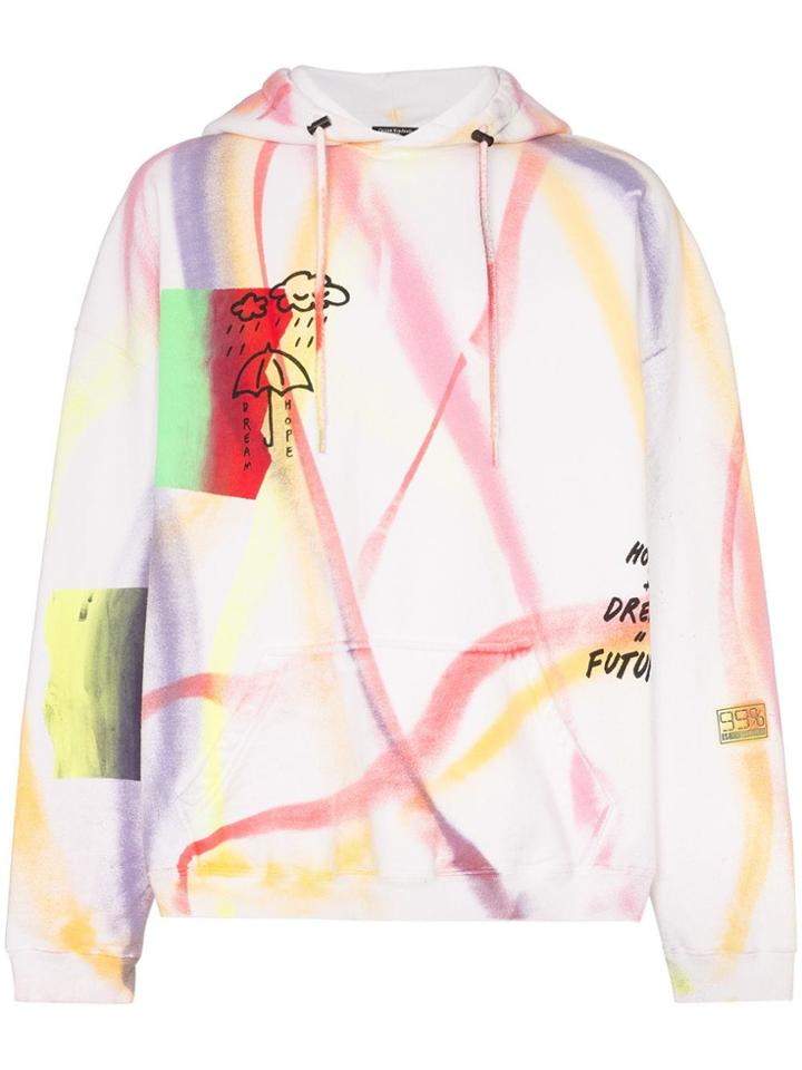 99% Is Spray Paint Hoodie - Multicoloured