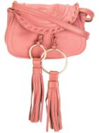 See By Chloé 'polly' Belt & Crossbody Bag, Women's, Pink/purple, Calf Leather/cotton
