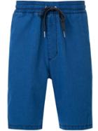 Ymc Panel Surf Shorts, Men's, Size: 34, Blue, Cotton