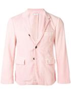 Thom Browne Garment Dye Corduroy Sport Coat - Pink