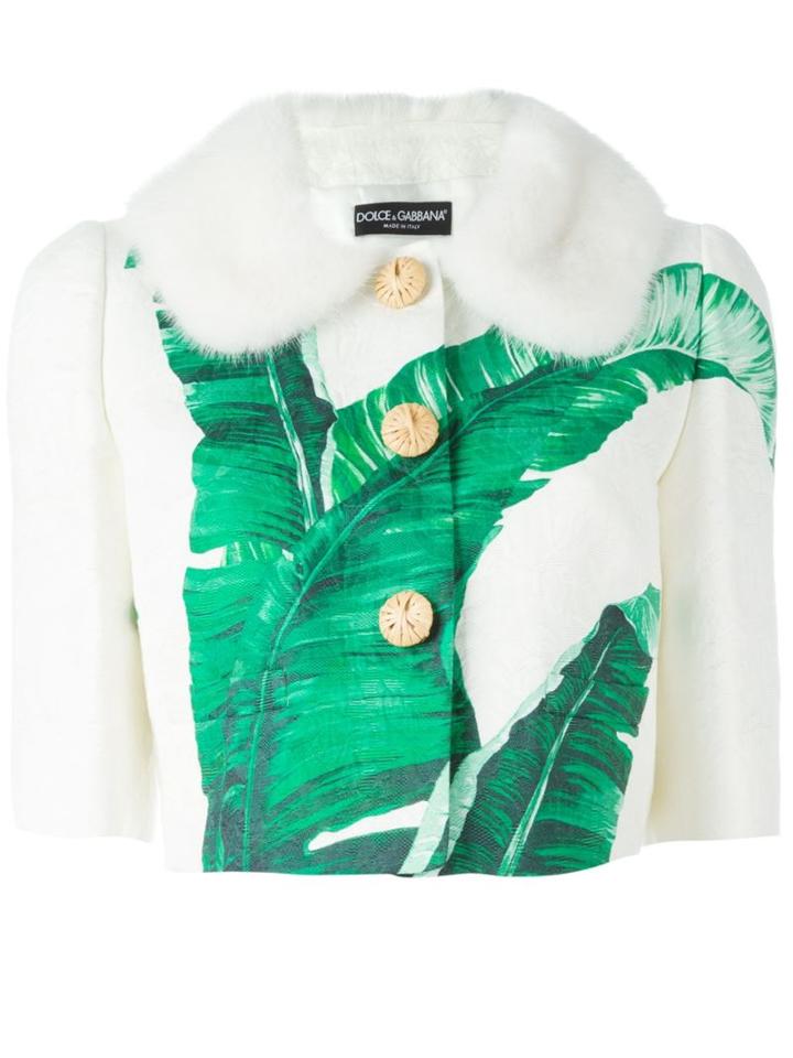 Dolce & Gabbana Banana Leaf Print Jacket