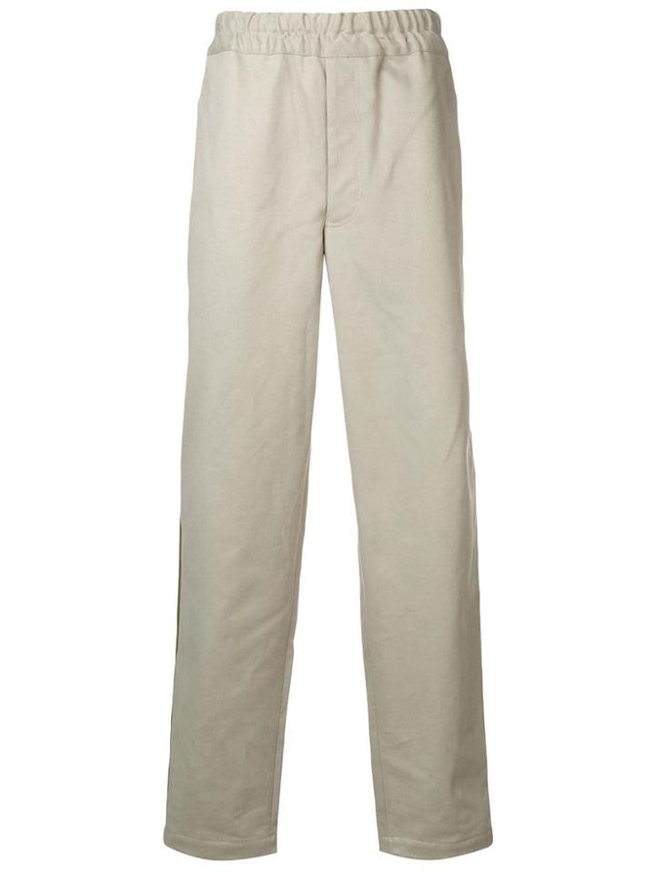 Comme Des Garçons Shirt Side Panelled Track Pants - Neutrals