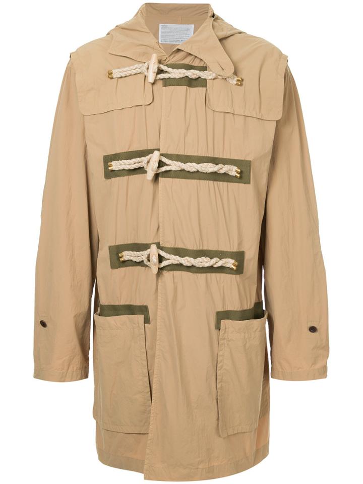Kolor Casual Duffle Coat - Brown