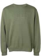 Gcds Logo Sweatshirt - Green