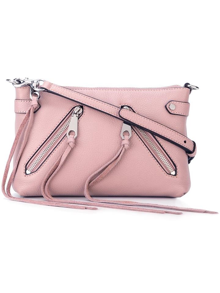 Rebecca Minkoff Long Fringes Crossbody Bag, Women's, Pink/purple