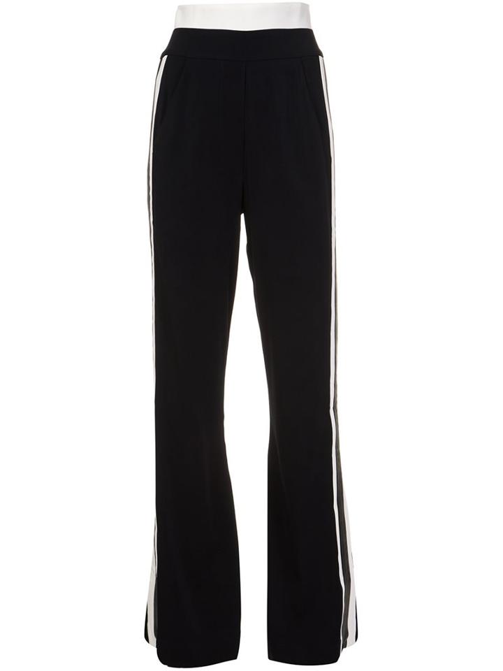 Osklen Striped Collection Pants, Women's, Size: 38, Black, Spandex/elastane/viscose