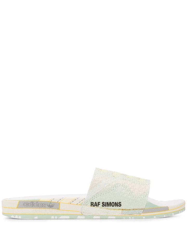 Adidas By Raf Simons Textured Detail Slides - Neutrals