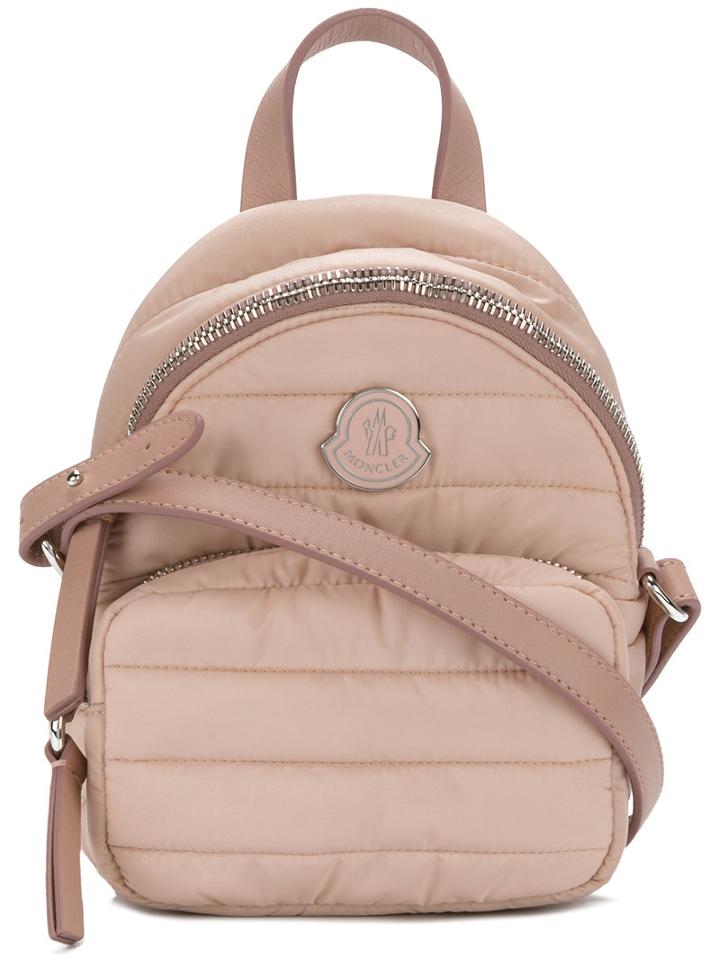 Moncler - Padded Shoulder Bag - Women - Lamb Skin/polyamide/polyester - One Size, Pink/purple, Lamb Skin/polyamide/polyester
