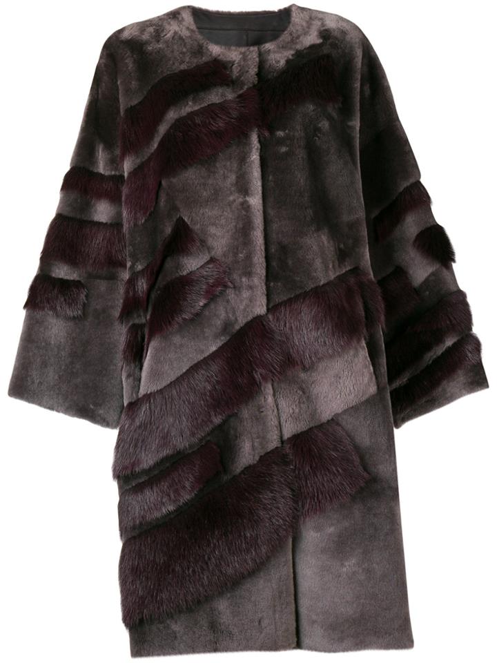 Liska Longsleeved Winter Jacket - Grey