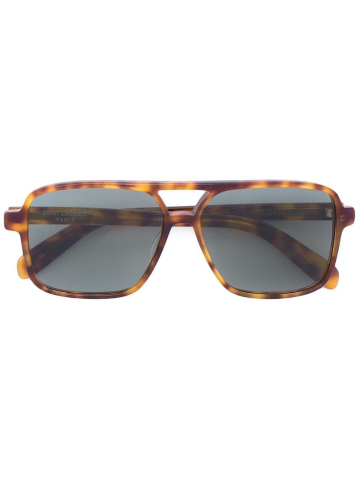 Saint Laurent Eyewear Tinted Sunglasses - Brown