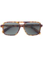 Saint Laurent Eyewear Tinted Sunglasses - Brown