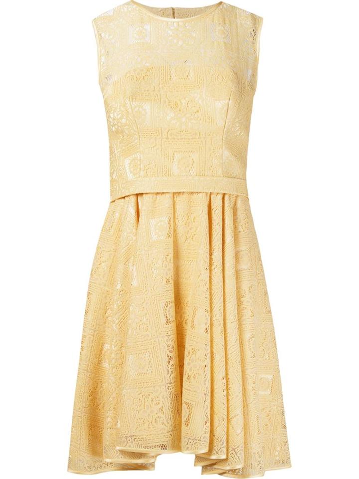 Martha Medeiros Lace Flared Dress