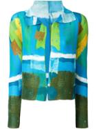 Issey Miyake Cauliflower Textured Fitted Jacket, Women's, Polyester