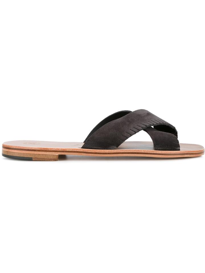 Álvaro Grey Antonio Fringed Sandals