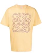 Loewe Flower Anagram T-shirt - Yellow
