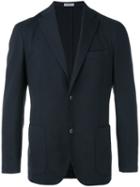 Boglioli - Fitted Suit Jacket - Men - Virgin Wool/spandex/elastane/cupro - 46, Blue, Virgin Wool/spandex/elastane/cupro