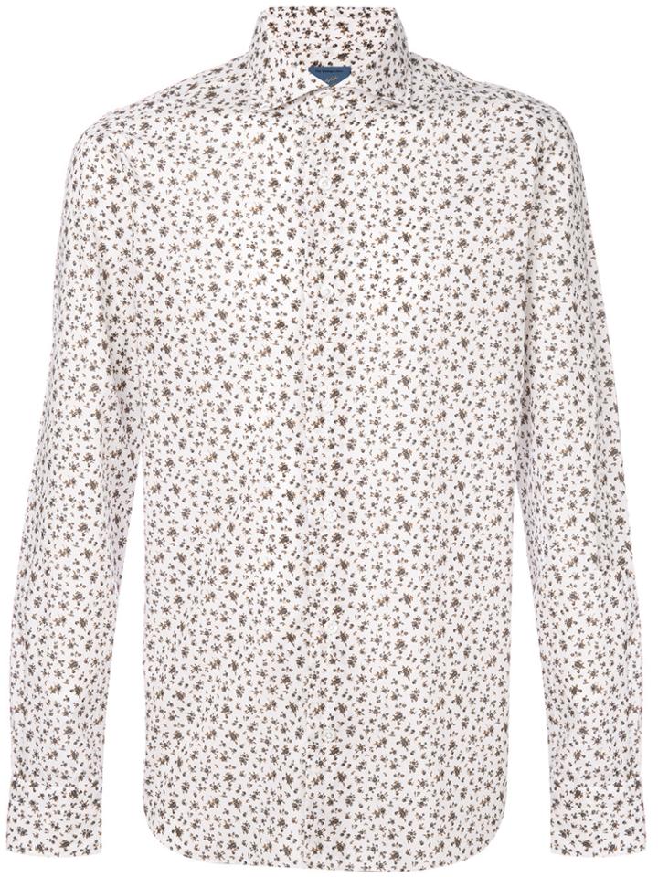 Barba Floral Print Shirt - White
