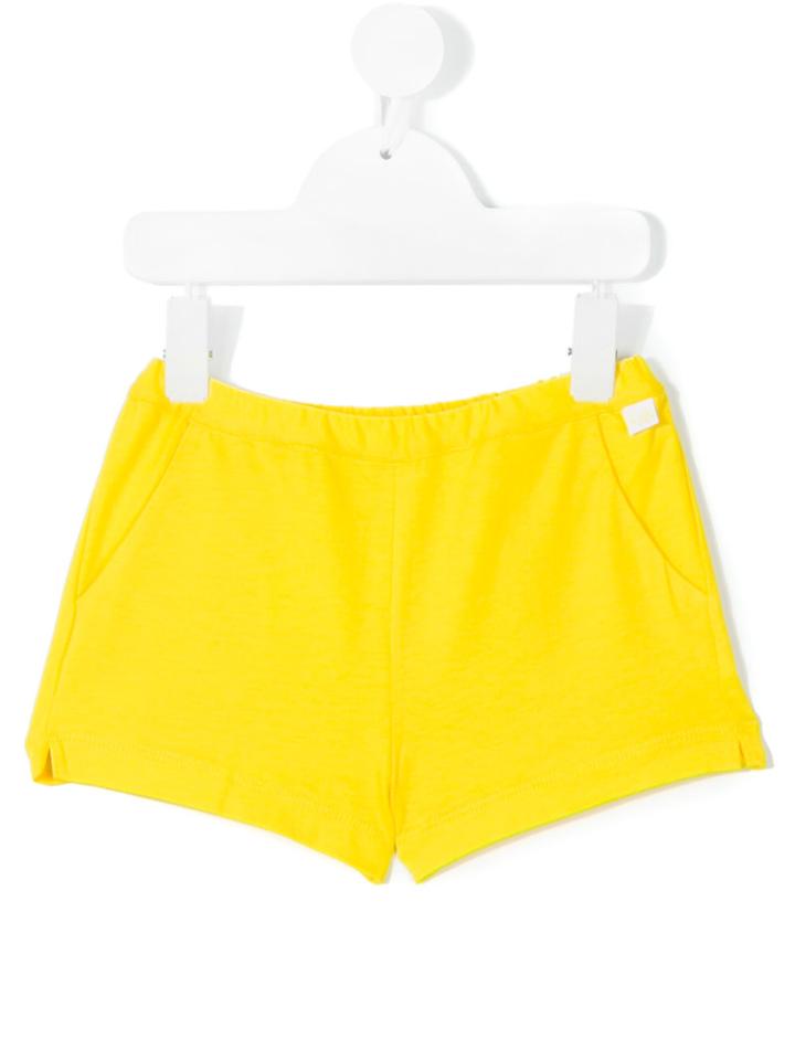 Il Gufo - Track Shorts - Kids - Cotton/spandex/elastane - 5 Yrs, Yellow/orange