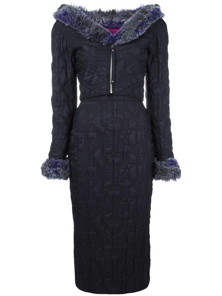 Jean Paul Gaultier Vintage Quilted Two Piece Suit - Black