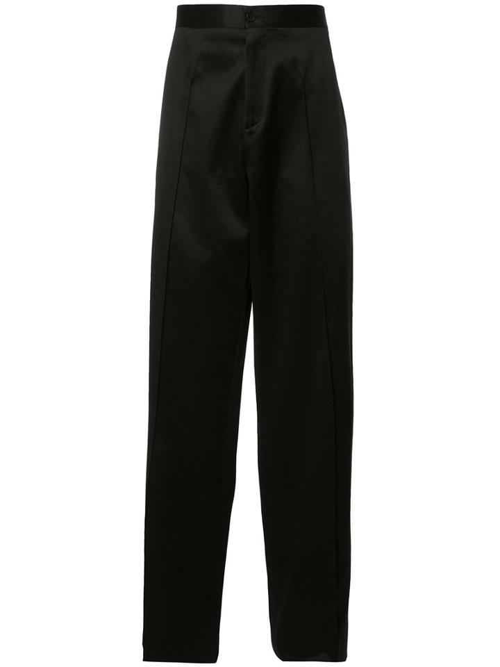 Yang Li Straight Trousers, Men's, Size: 48, Black, Cotton
