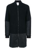 Lost & Found Rooms Elongated Bomber Jacket - Black