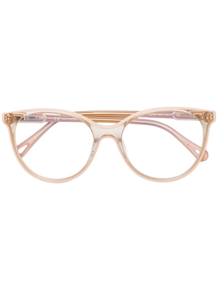 Chloé Eyewear Cat Eye Frames - Pink & Purple