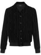 Garcons Infideles Morrisey Striped Jacket - Black
