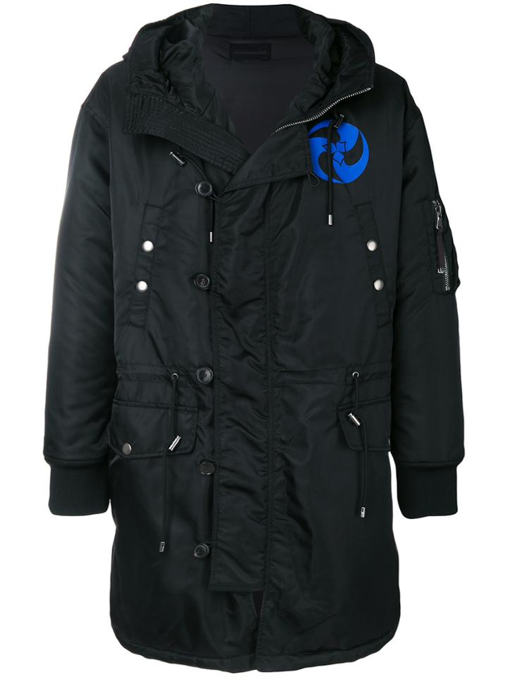 Diesel Black Gold Logo Detail Parka