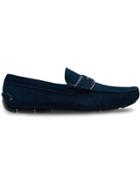 Prada Driver Moccasin Loafers - Blue