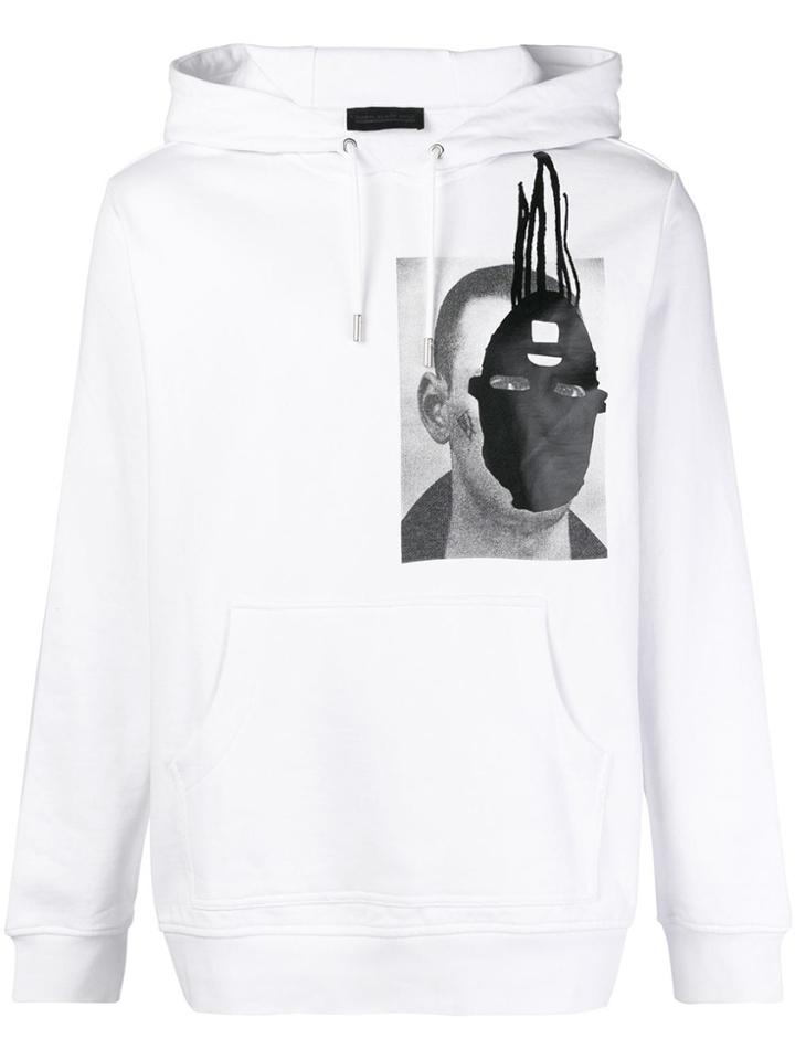 Diesel Black Gold Graphic Print Hoodie - White