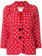 Yves Saint Laurent Vintage Polka Dot Jacket - Red