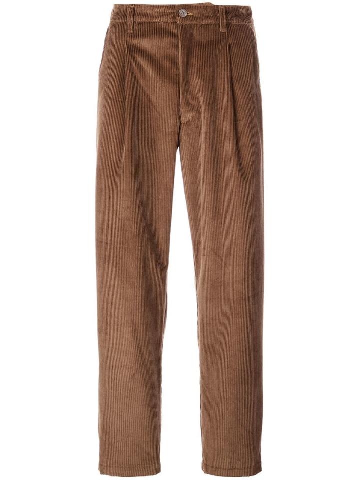 John Elliott Wide Leg Trousers - Brown
