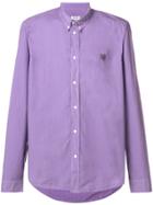 Kenzo Classic Embroidered Logo Shirt - Pink & Purple