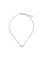 Christian Dior Pre-owned 1990 Logo Pendant Necklace - Silver