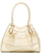 Giorgio Armani Vintage Small Panelled Tote Bag - Metallic