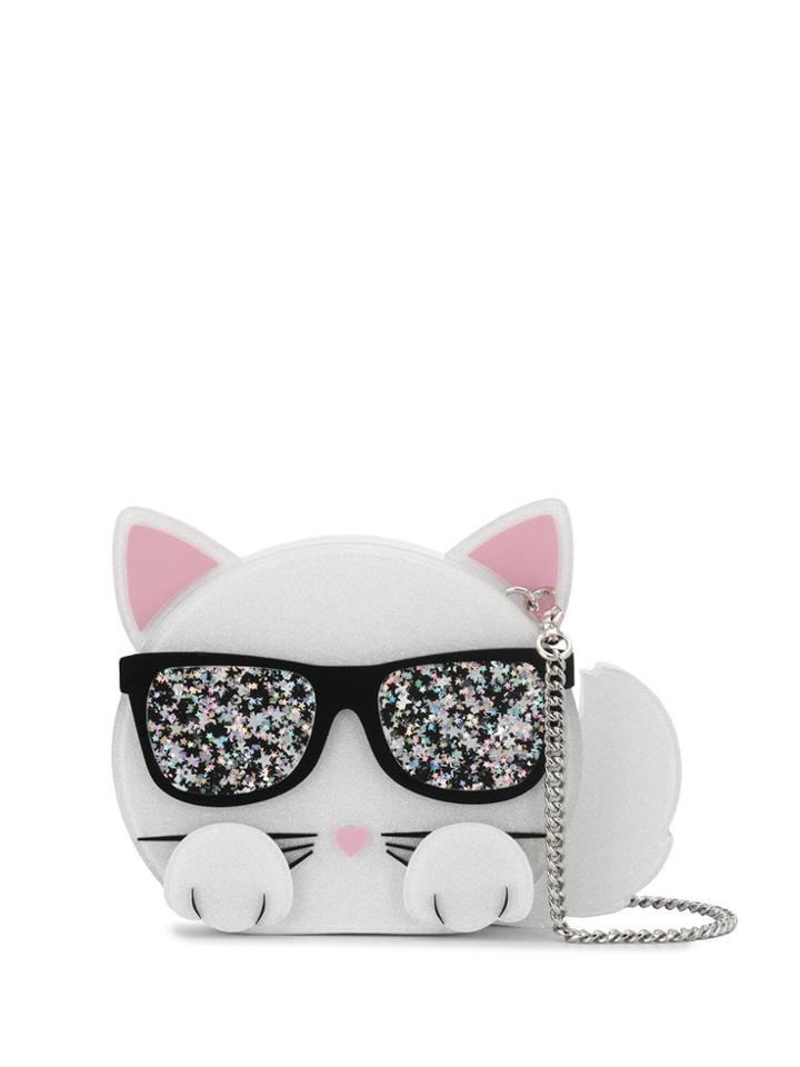 Karl Lagerfeld K/ilkonic Choupette Cross Body Bag - White