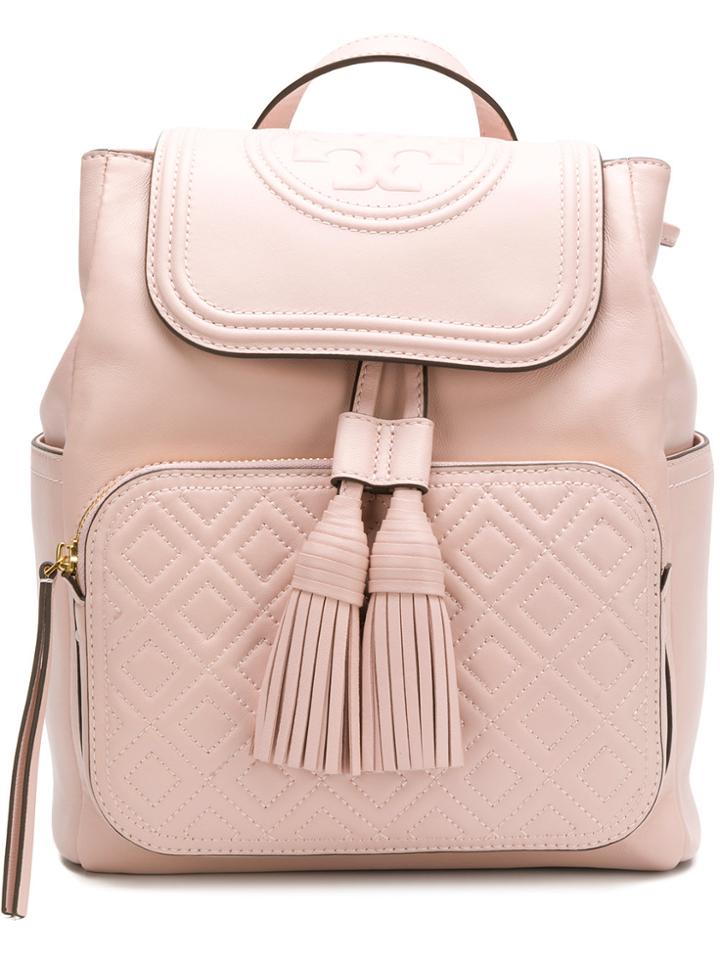 Tory Burch Fleming Backpack - Pink & Purple