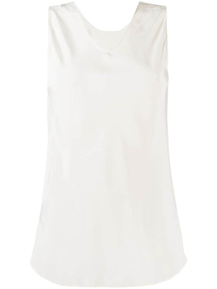 Iris Von Arnim Classic Tank Top - White