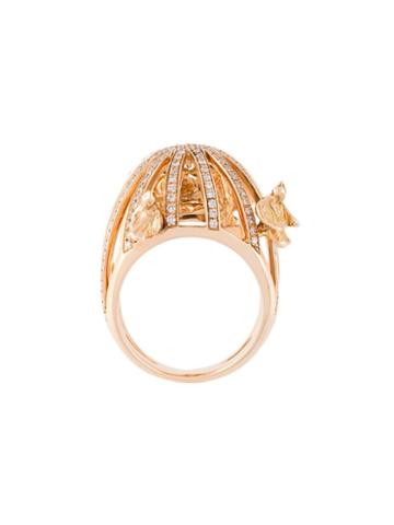 Christina Debs Bird Cage Diamond Ring