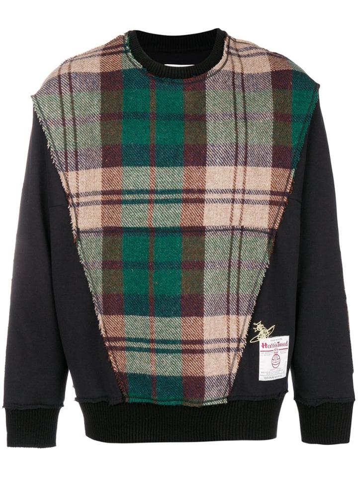 Vivienne Westwood Check Knit Sweater - Black