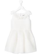 Mi Mi Sol - Petal Neck Dress - Kids - Polyester/viscose - 8 Yrs, White