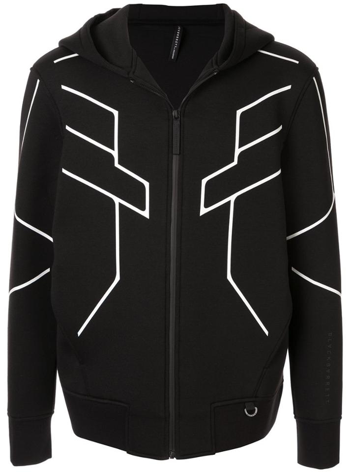 Blackbarrett Geometric Print Hoodie