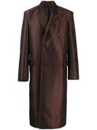 Acne Studios Tailored Double-breasted Coat - Brown