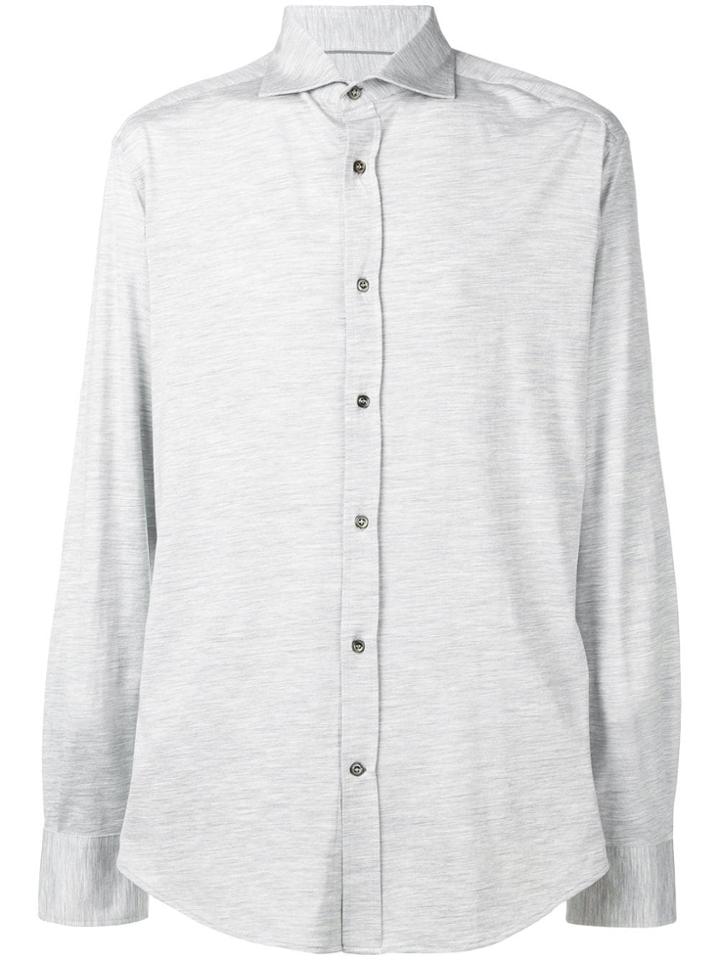 Brunello Cucinelli Classic Buttoned Shirt - Grey