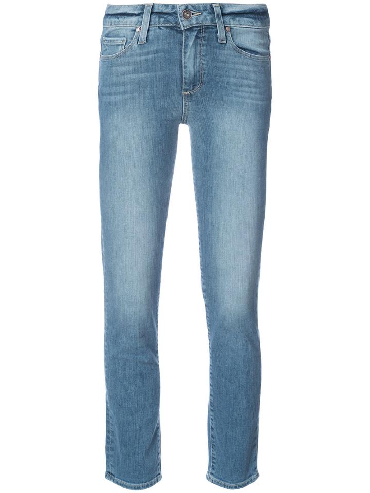Paige - High Rise Skinny Jeans - Women - Cotton - 26, Blue, Cotton