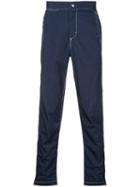 T By Alexander Wang - Contrast Stitch Trousers - Men - Nylon - S, Blue, Nylon