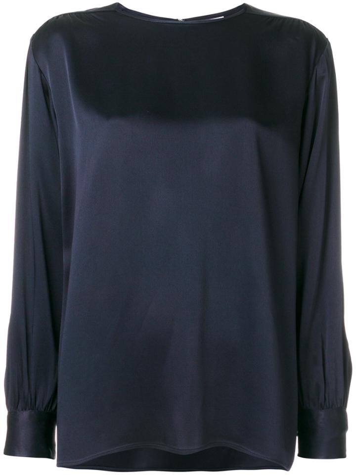 Yves Saint Laurent Vintage Classic Shift Blouse - Blue